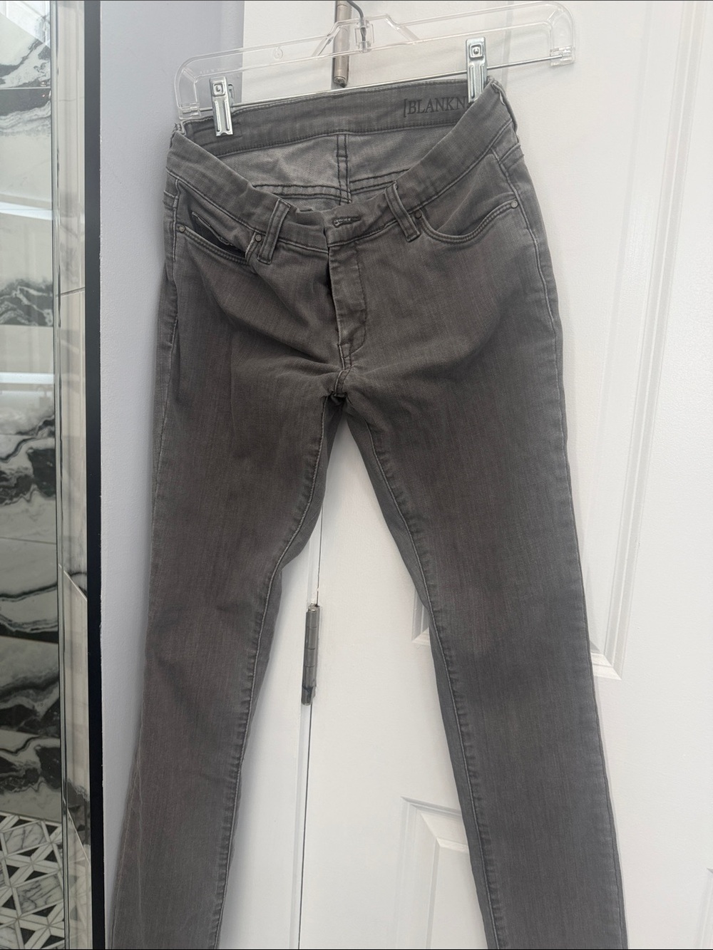 Blank NYC Charcoal Gray Skinny Jeans